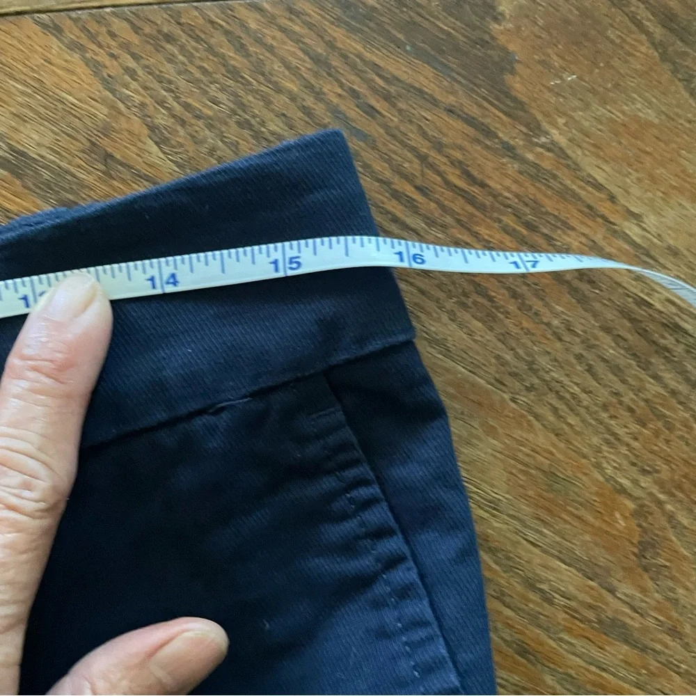 Tory Burch Navy Blue Dress Pants with Structured Fabric size 4